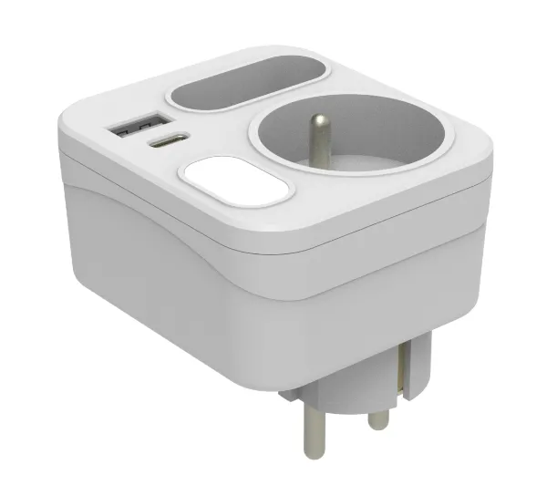 Duwi MARINA PD20W USB-A USB-C 2 gniazda Biały
