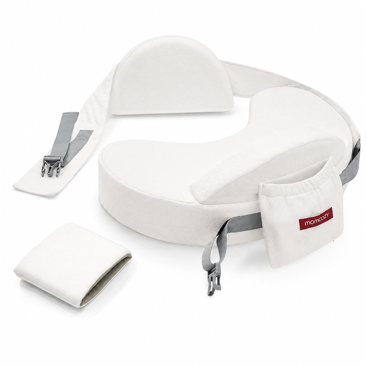 Poduszka do karmienia Momcozy NP006 CozyPro Biały