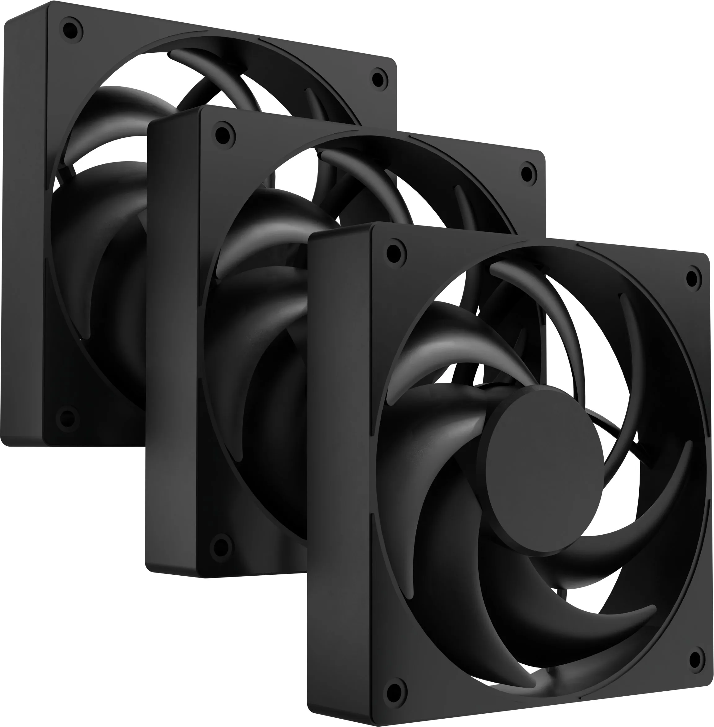 Zestaw wentylatorów Fury SAI S12 PWM 120mm 3szt. Czarny