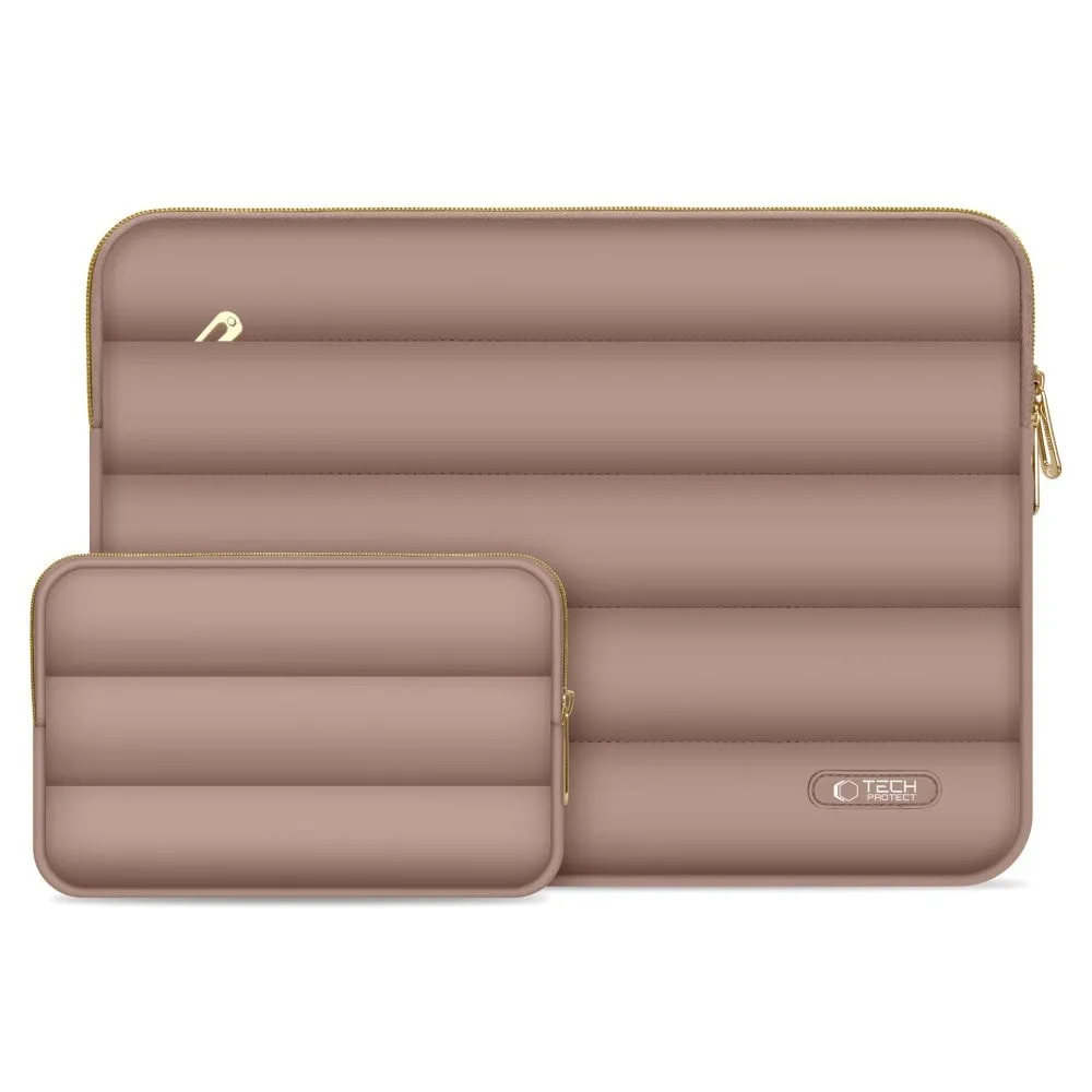 Etui na laptop Tech-Protect Puffy 13-14" Brązowy