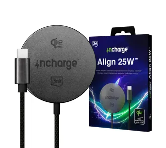 Ładowarka indukcyjna 3mk incharge Align 25W do Android Czarny