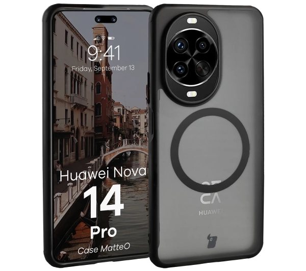 Bizon Case MatteO do Huawei nova 14 Pro Czarny