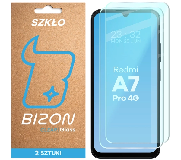 Bizon na ekran Glass Clear Duo do Xiaomi Redmi A7 Pro 4G 2 sztuki