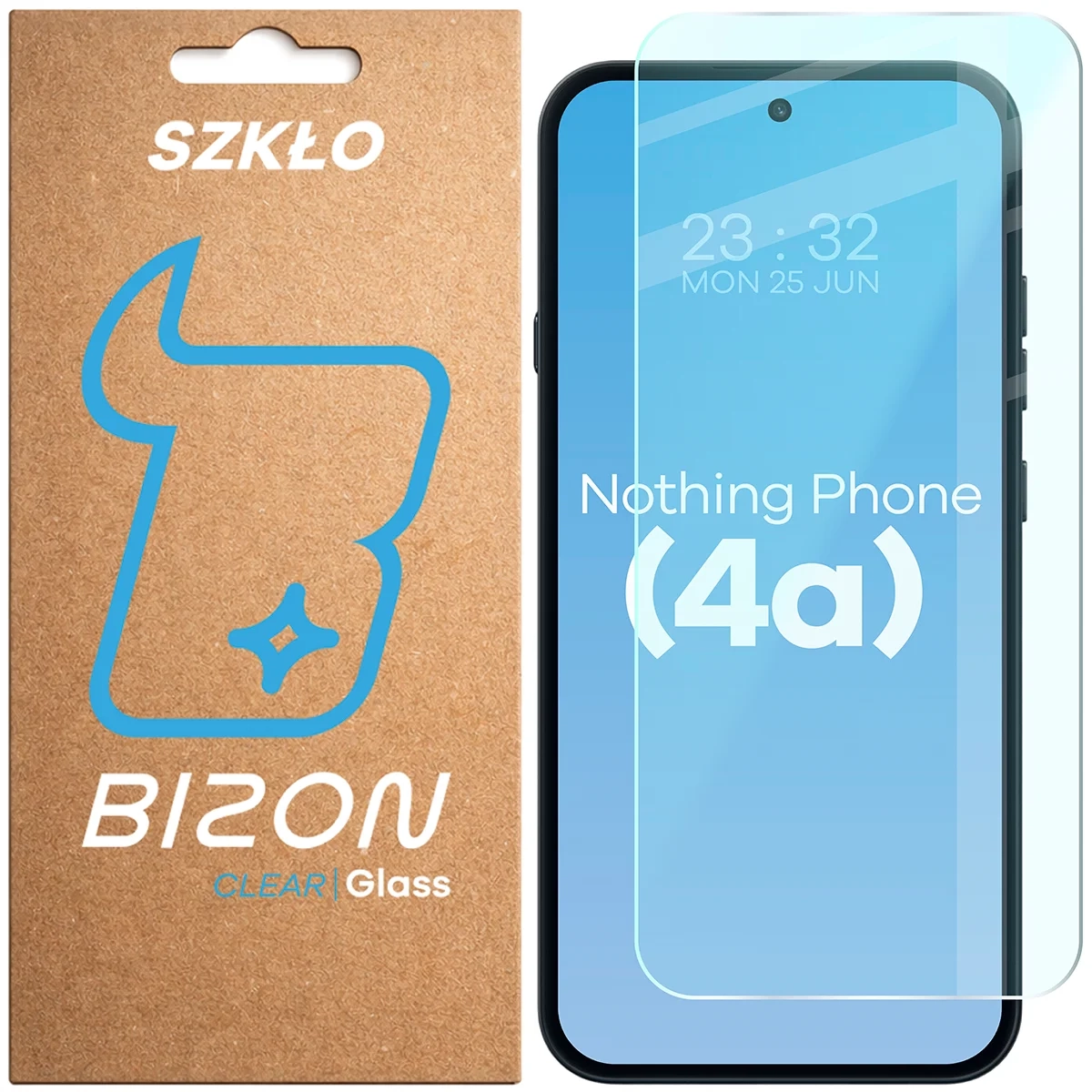 Szkło hartowane Bizon na ekran Glass Clear do Nothing Phone 4a