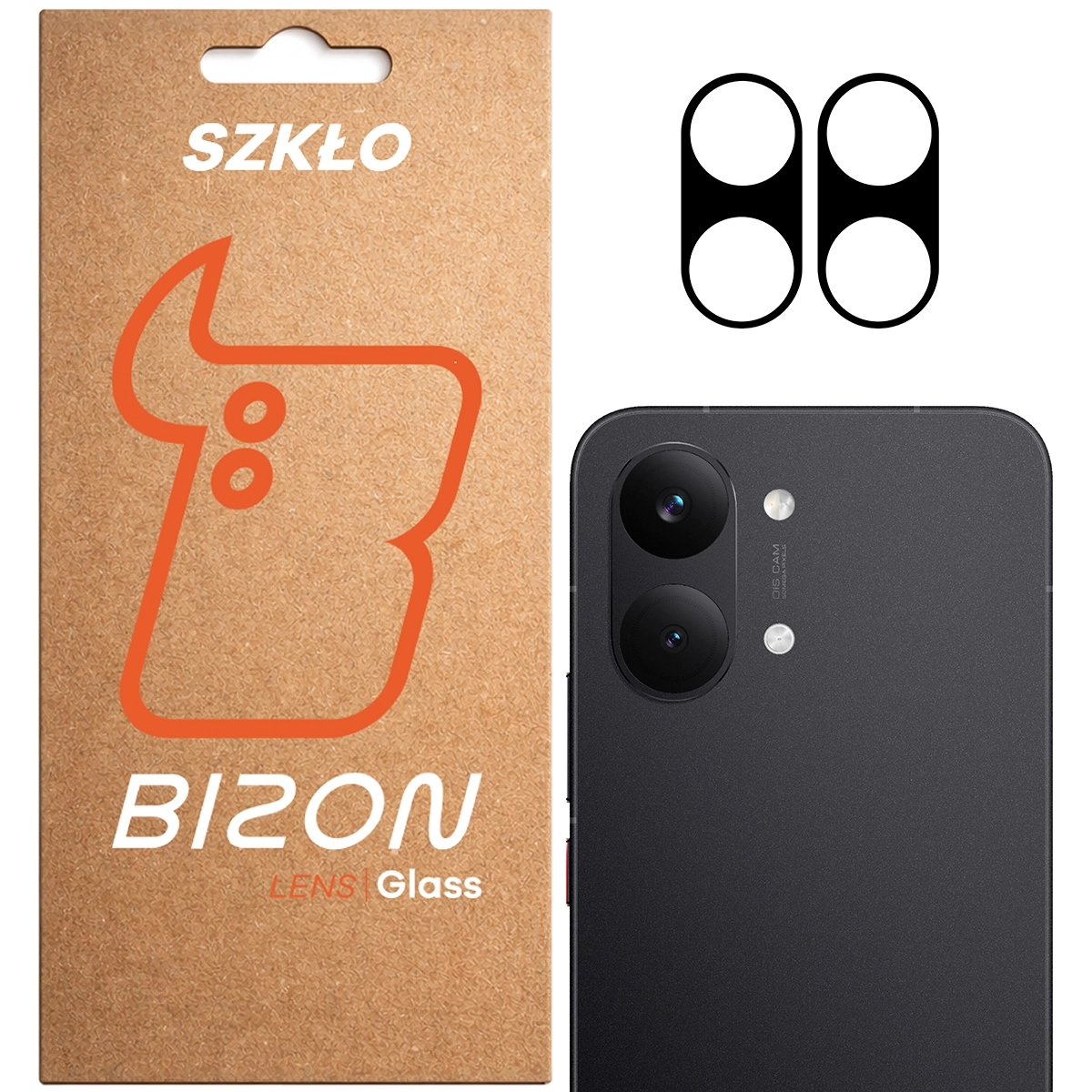 Szkło ochronne Bizon na aparat Glass Silk Lens do Xiaomi POCO X8 Pro Max 2 sztuki