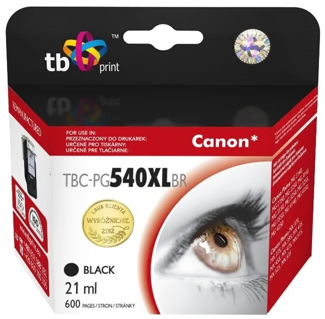 Tusz TB Print TBC-PG540XLBR (zamiennik PG-540XL)  Czarny 21 ml