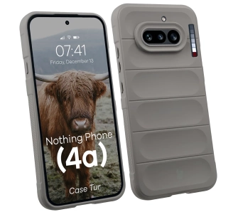 Etui Bizon Case Tur do Nothing Phone (4a) Jasnoszary