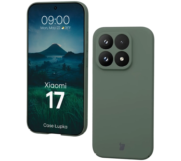 Bizon Case Łupka do Xiaomi 17 Zielony