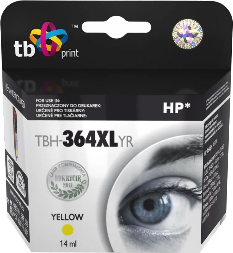 Tusz TB Print TBH-364XLYR (zamiennik 364XL) Żółty 14 ml