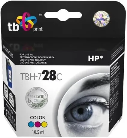 Tusz TB Print TBH-728C (zamiennik 728) Kolor 10 ml