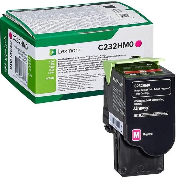 Toner Lexmark C232HM0 Purpurowy