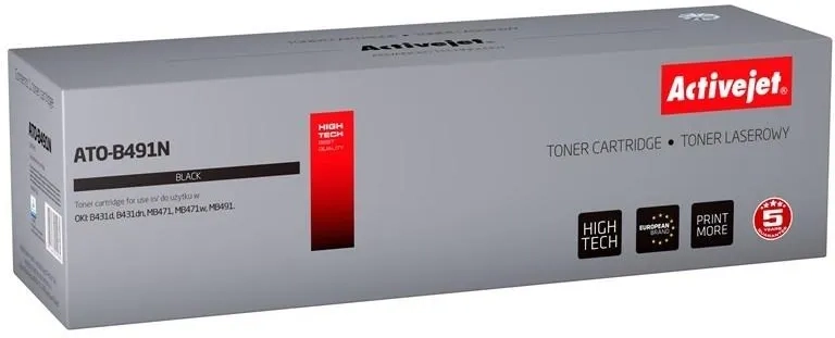Toner ActiveJet ATO-B491N (zamiennik 44917602) Czarny