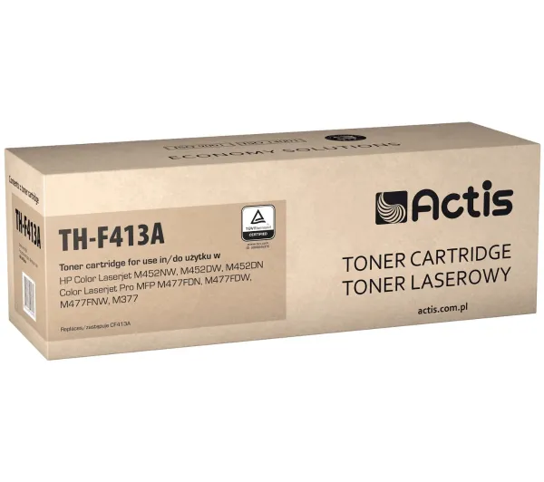 Actis TH-F413A Toner do drukarki HP, Zamiennik HP 410A CF413A; Canon CRG 046 Y 1247C002; Standard; 2300 stron; purpurowy.