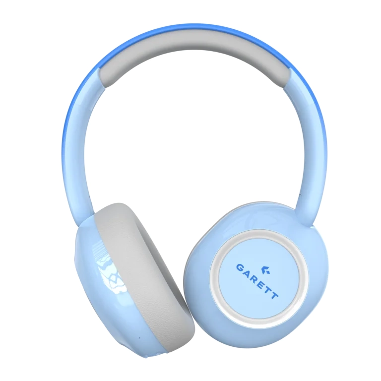 Słuchawki bezprzewodowe Garett Astro Wave ANC Nauszne Dla dzieci Bluetooth Niebieski