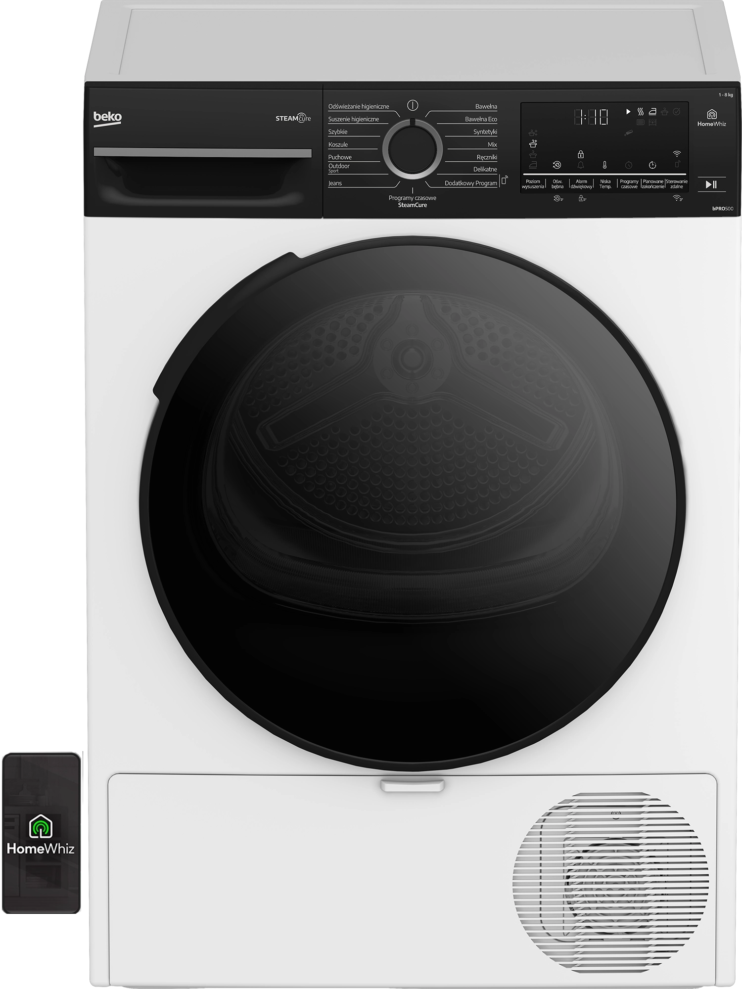 Suszarka Beko bPro500 BM3T68239WBDC 47cm 8kg Zdalne sterowanie