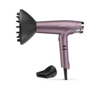 Suszarka do włosów BaByliss Futura D6051DE Jonizacja Dyfuzor Zimny nawiew 1600W 3 prędkości 3 temperatury