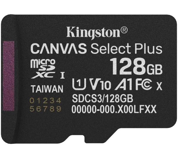 Kingston SDCS3/128GB karta pamięci Canvas Plus 128GB microSDXC 150MB/s