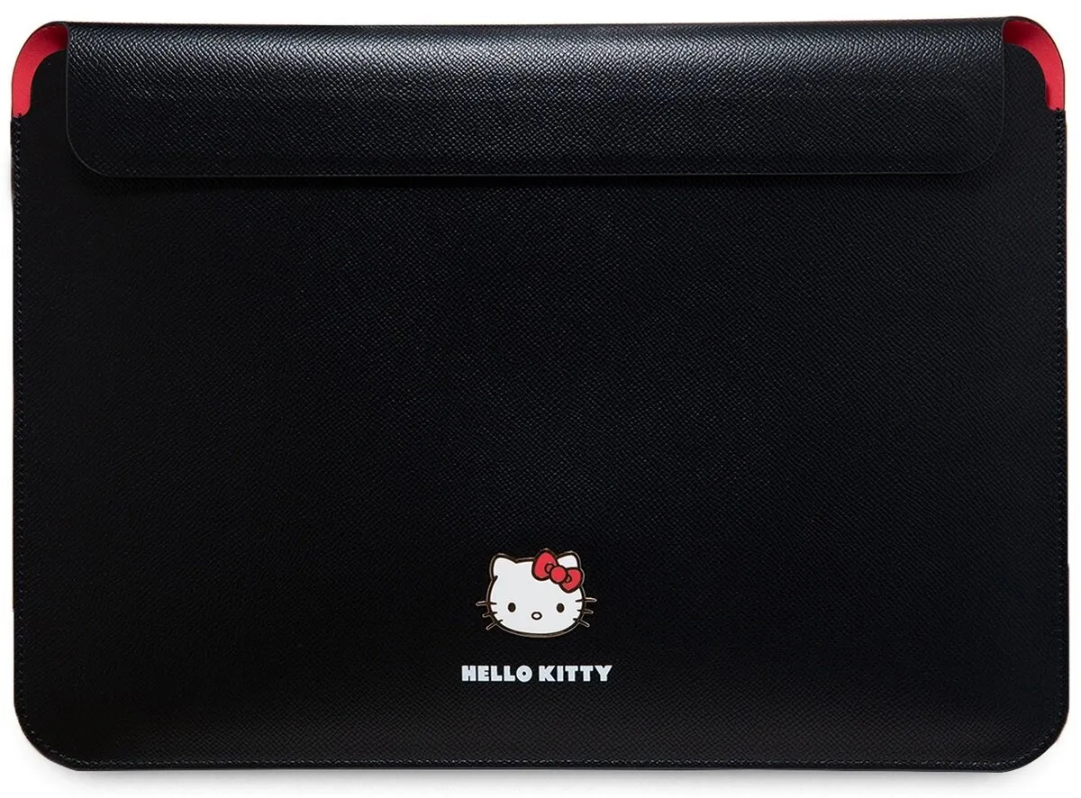 Etui na laptop Hello Kitty Metal Logo 14" Czarny