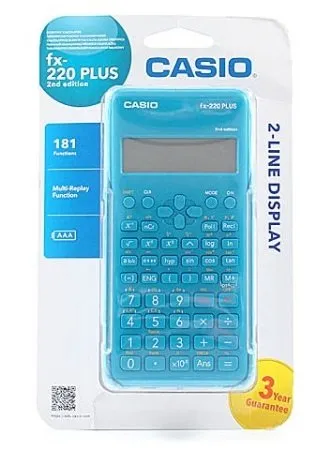 Kalkulator Casio FX-220 PLUS-2 Niebieski