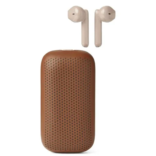 Słuchawki bezprzewodowe Lexon Speakerbuds LA127C Douszne Bluetooth 5.0 Brązowy