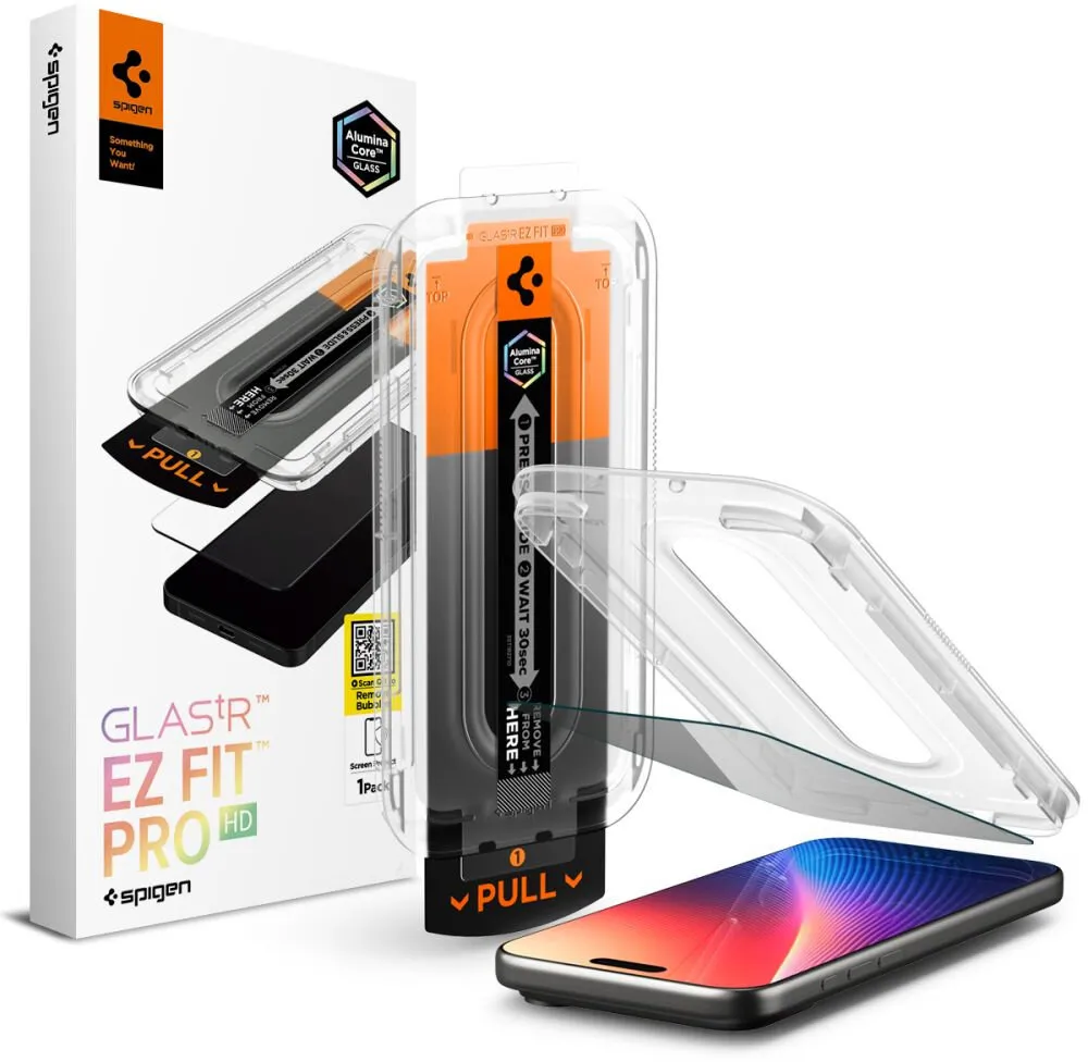 Szkło hartowane Spigen Glas.TR Ez Fit Privacy do iPhone 16 Pro / 17 / 17 Pro