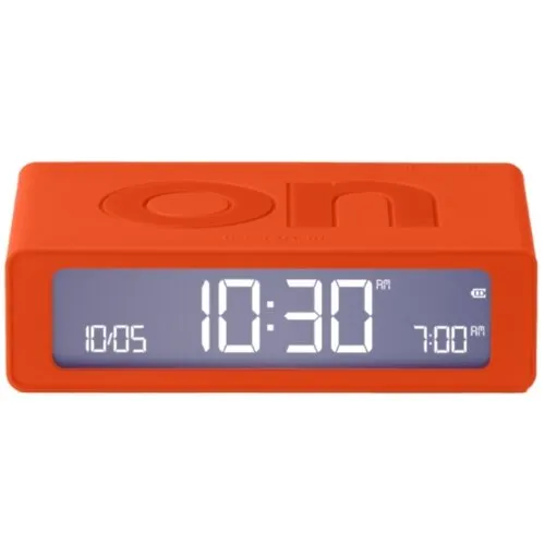 Budzik Lexon Flip Mini Orange LR158O4 Pomarańczowy