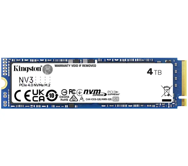 Kingston NV3 4TB PCIe Gen 4 x4 NVMe
