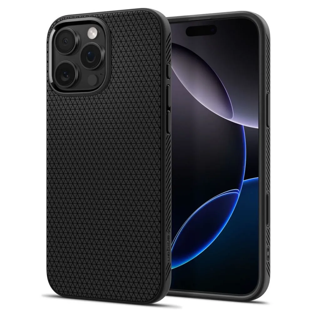 Etui Spigen Liquid Air T do iPhone 16 Pro Czarny