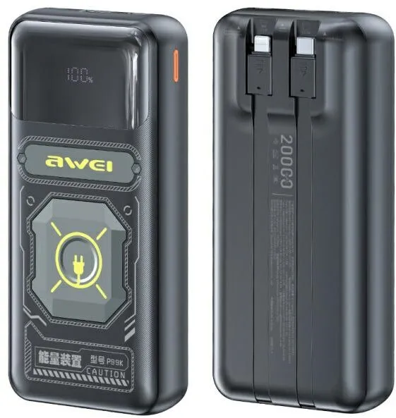 Powerbank Awei P99K 20000 mAh 22.5W Czarny
