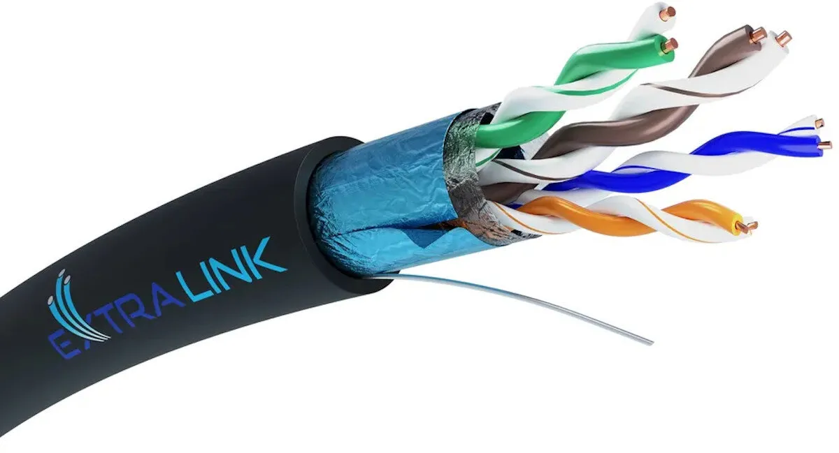 Kabel sieciowy Extralink EX.19706 CAT 5E FTP 100m
