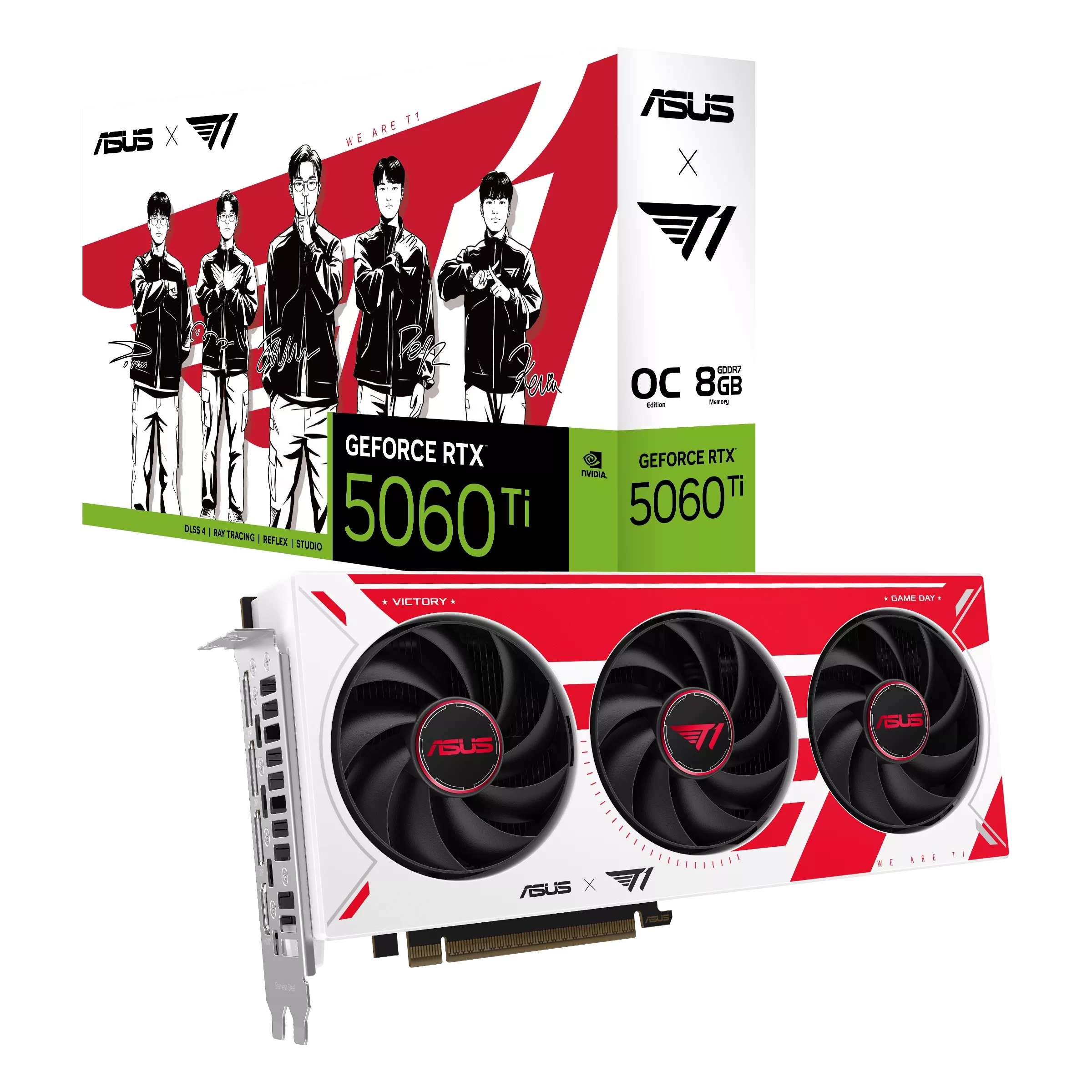Karta graficzna ASUS T1 GeForce RTX 5060 Ti OC Edition 8GB GDDR7 128bit DLSS 4