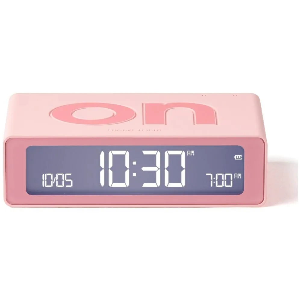 Budzik Lexon Flip Mini Pink LR158P4 Rózowy