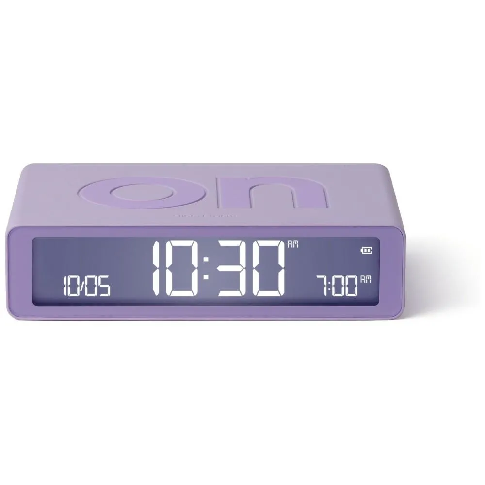 Budzik Lexon Flip Classic Light Lilac LR157LL Fioletowy