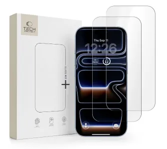 Szkło hartowane Tech-Protect Glass Fit+ 2-Pack do iPhone 18 Pro / 17 Pro / 16 Pro
