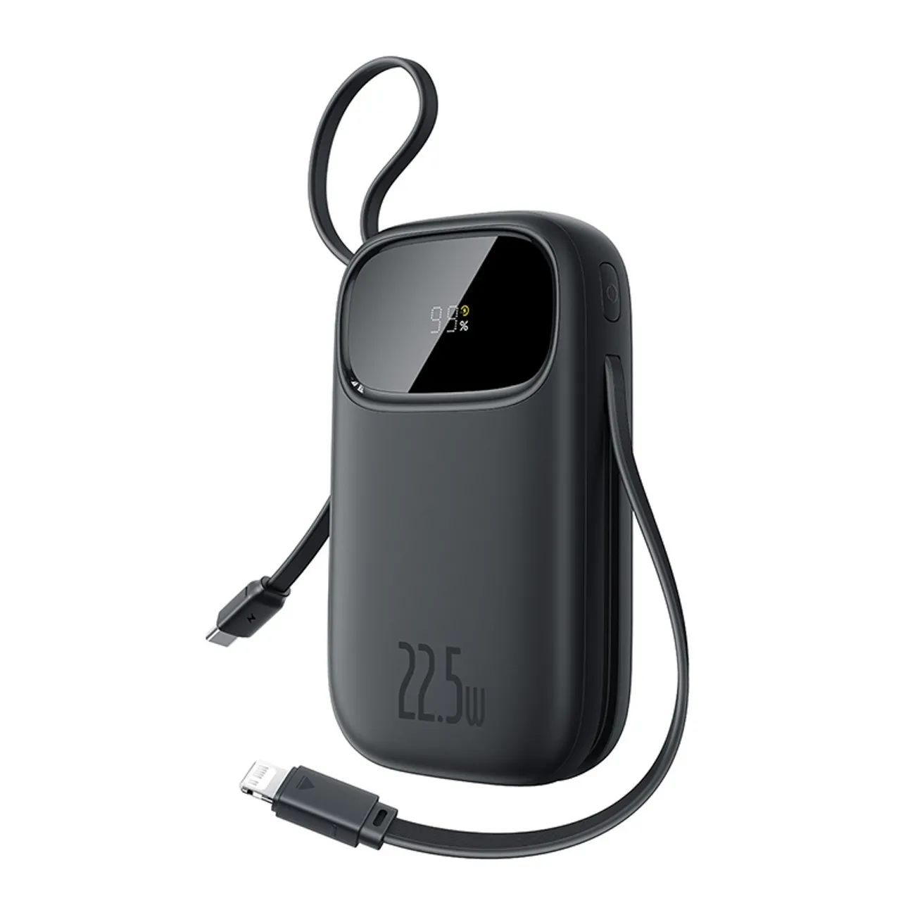 Powerbank Baseus EnerFill FC31 QPow3 10000mAh 22,5W z dwoma wbudowanymi kablami Czarny