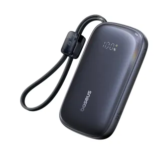 Powerbank Baseus EnerFill FC21 Qpow3 Ultra 10000mAh 22,5W Czarny + Kabel Lightning - USB-C