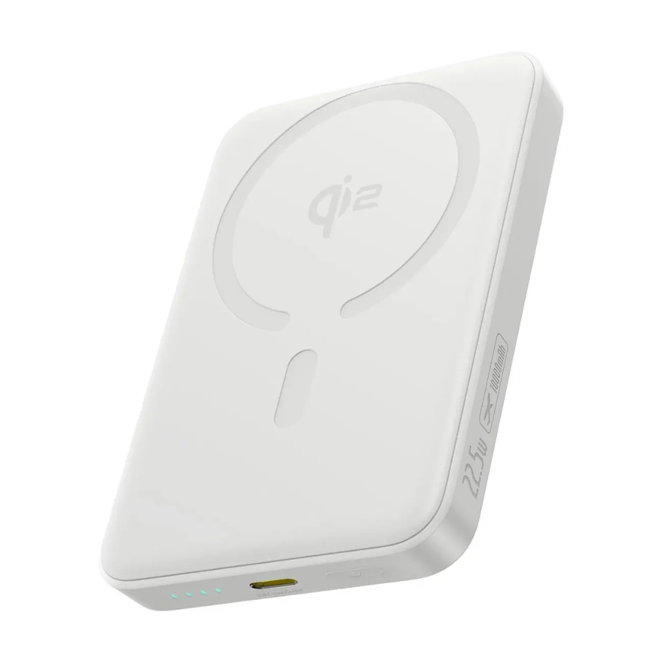 Powerbank Baseus EnerFill FM12 magnetyczny Qi2 10000mAh 22,5W Biały