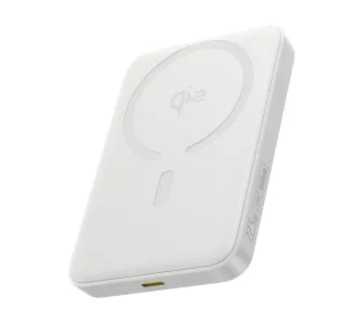 Powerbank Baseus EnerFill FM12 magnetyczny Qi2 10000mAh 22,5W Biały