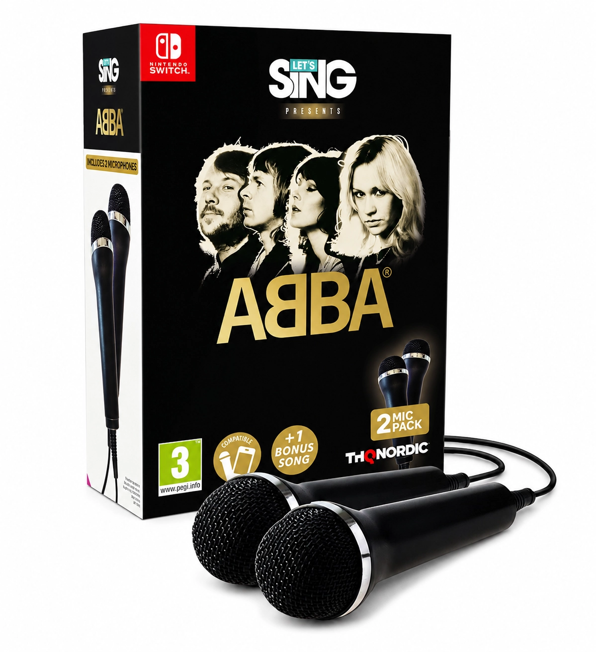 Let's Sing ABBA 2027 + 2 Mikrofony Gra na Nintendo Switch