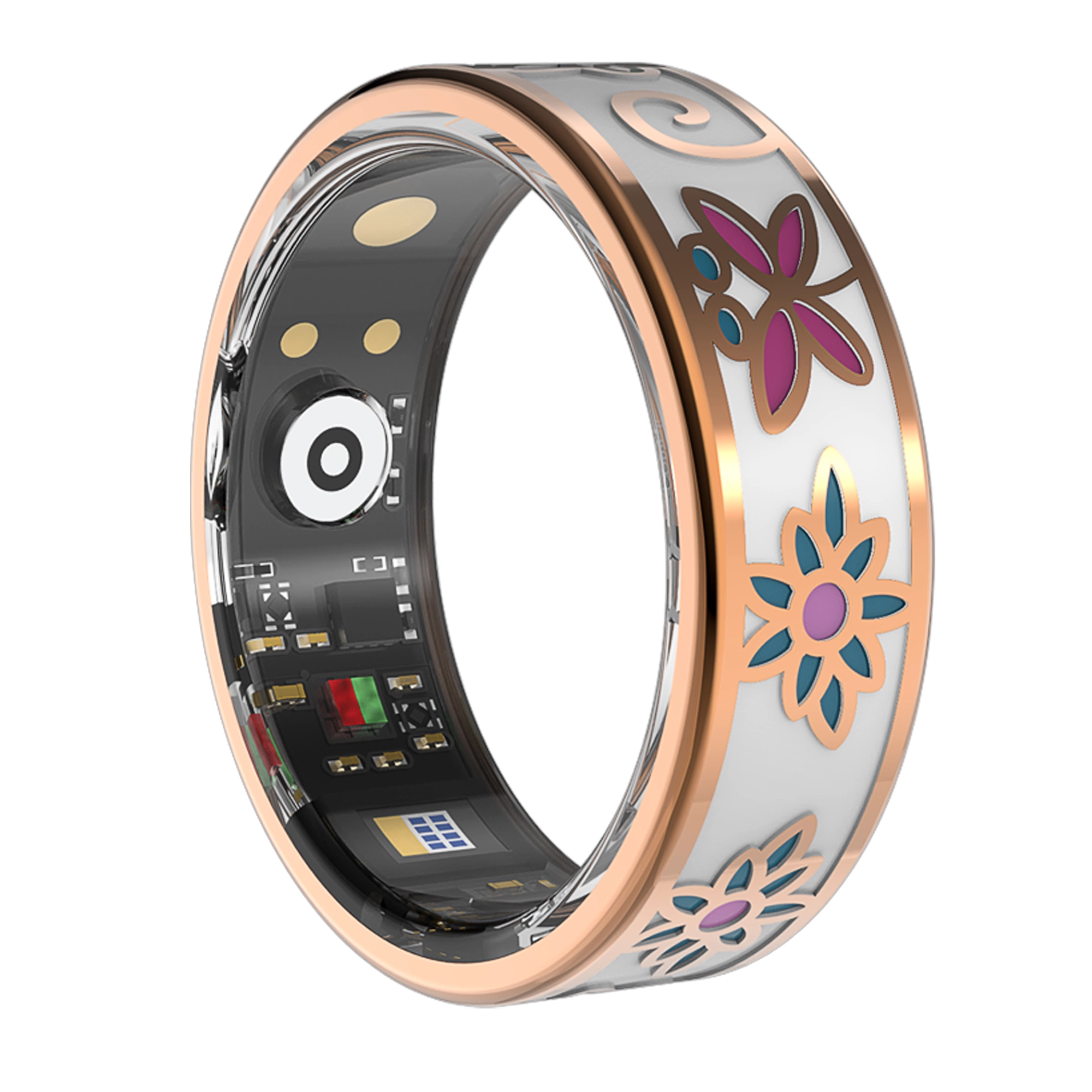 Smartring Forever Botanical SR-101 7 Różowe Złoto