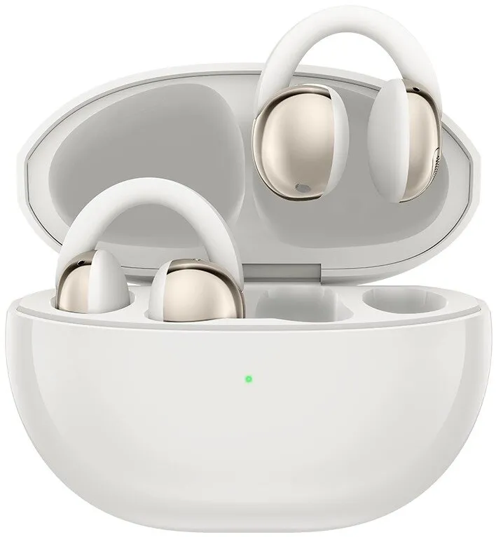 Słuchawki bezprzewodowe TCL Crystal Clip Konstrukcja klipsa Przewodnictwo powietrzne Bluetooth 5.4 Biały