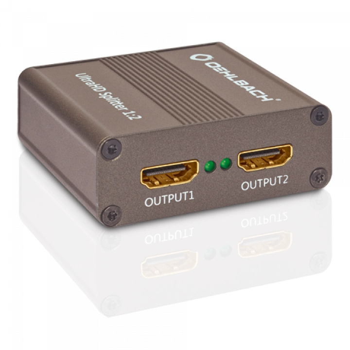Rozdzielacz Oehlbach 6044 HDMI UltraHD Splitter 1:2
