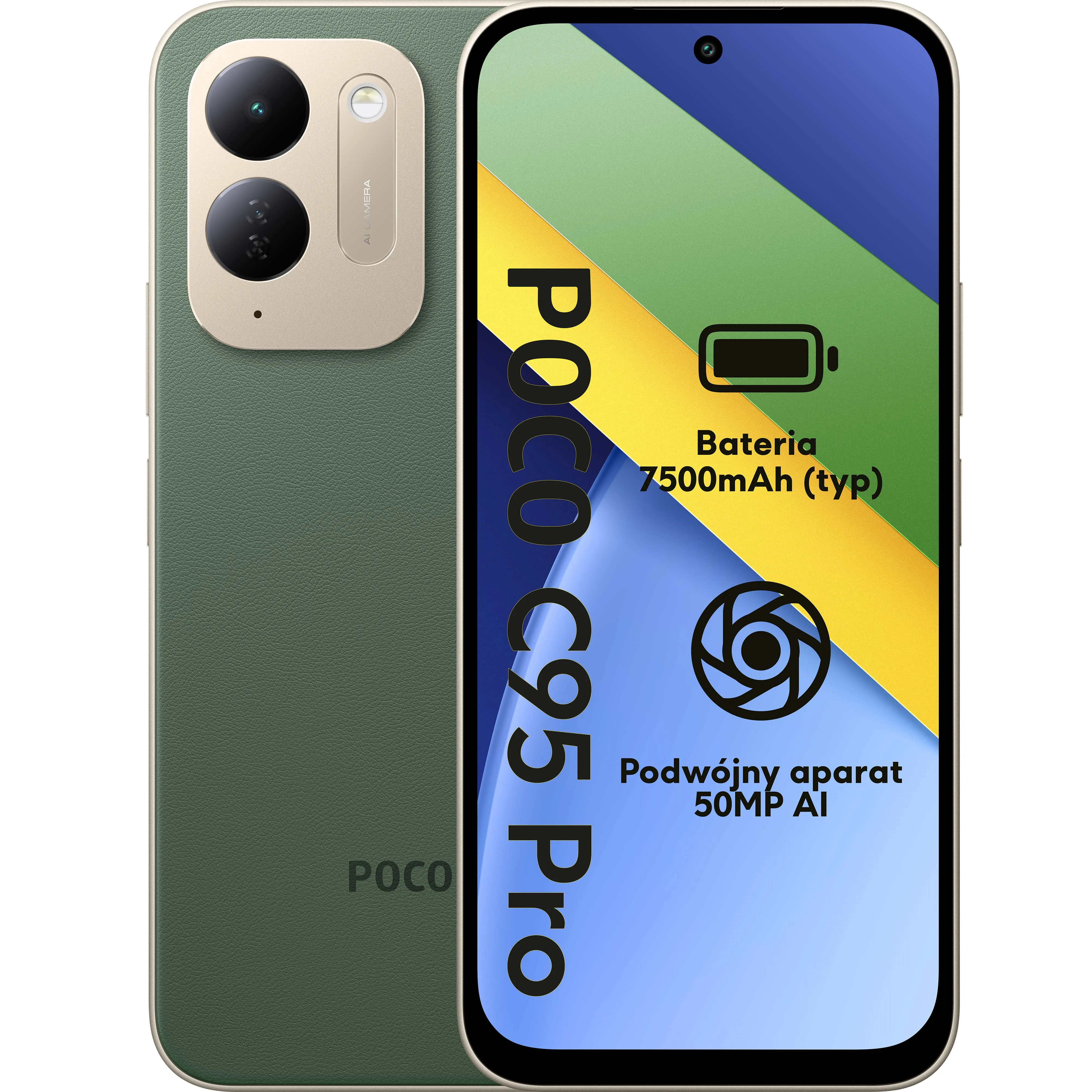 Smartfon POCO C95 Pro 6/128GB Funkcje AI 6,9" 120Hz 50Mpix Zielony