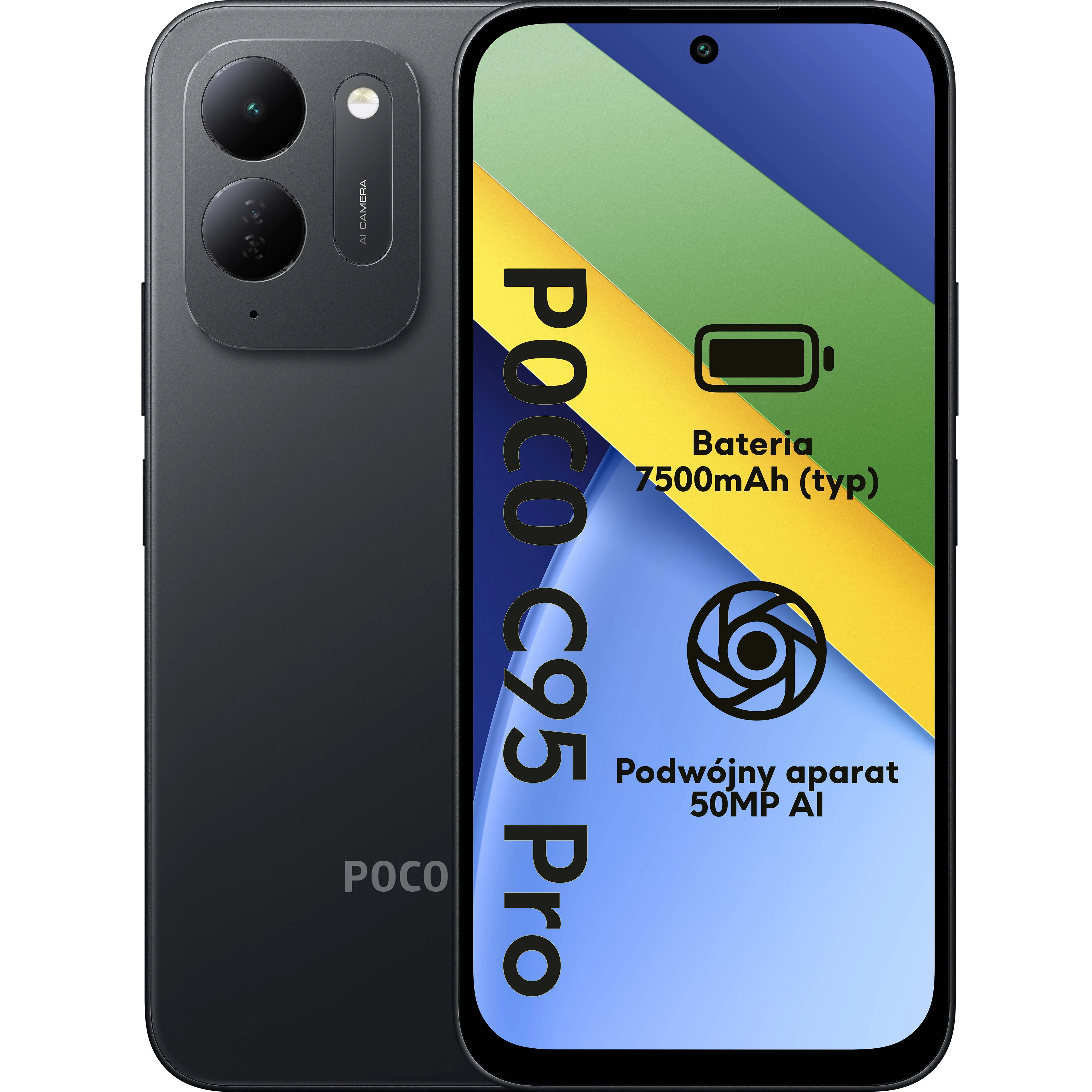 Smartfon POCO C95 Pro 8/256GB Funkcje AI 6,9" 120Hz 50Mpix Czarny