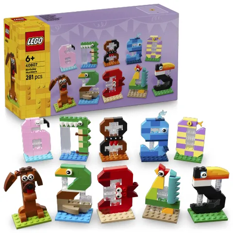 LEGO 40807 Seasonal Urodzinowe cyferki