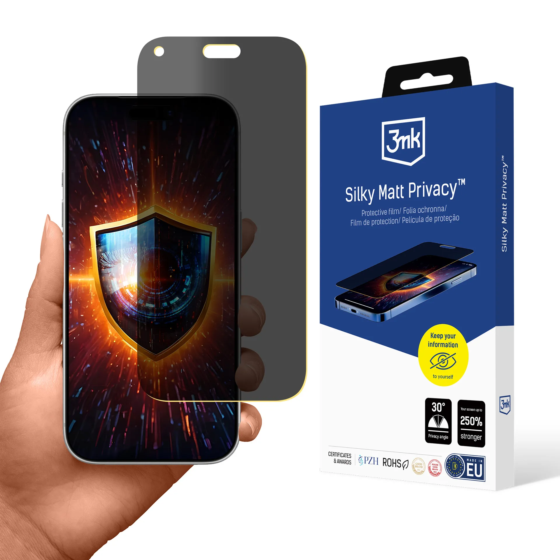 Folia ochronna 3mk Silky Matt Privacy do Apple iPhone 18 Pro