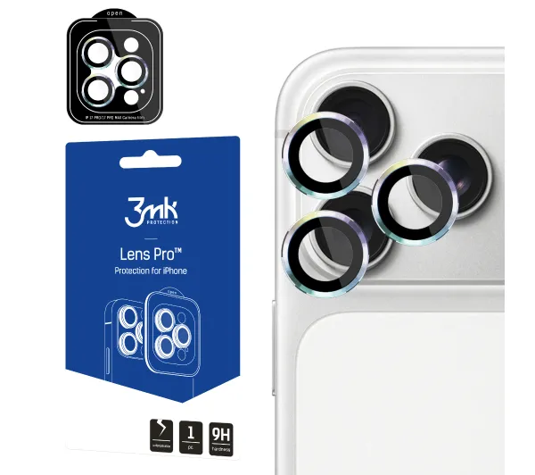 3mk Lens Protection Pro do iPhone 18 Pro / 18 Pro Max Tęczowy