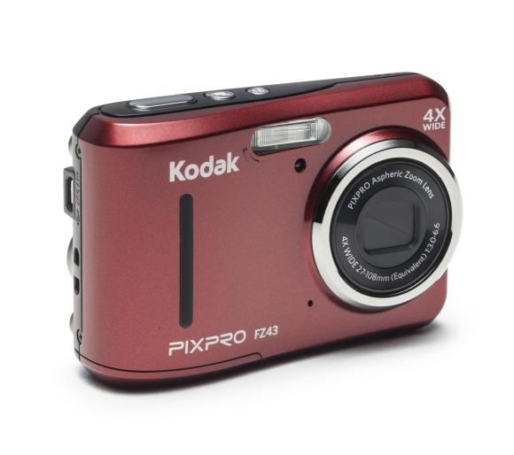 aparat cyfrowy Kodak PixPro FZ43 (czerwony)