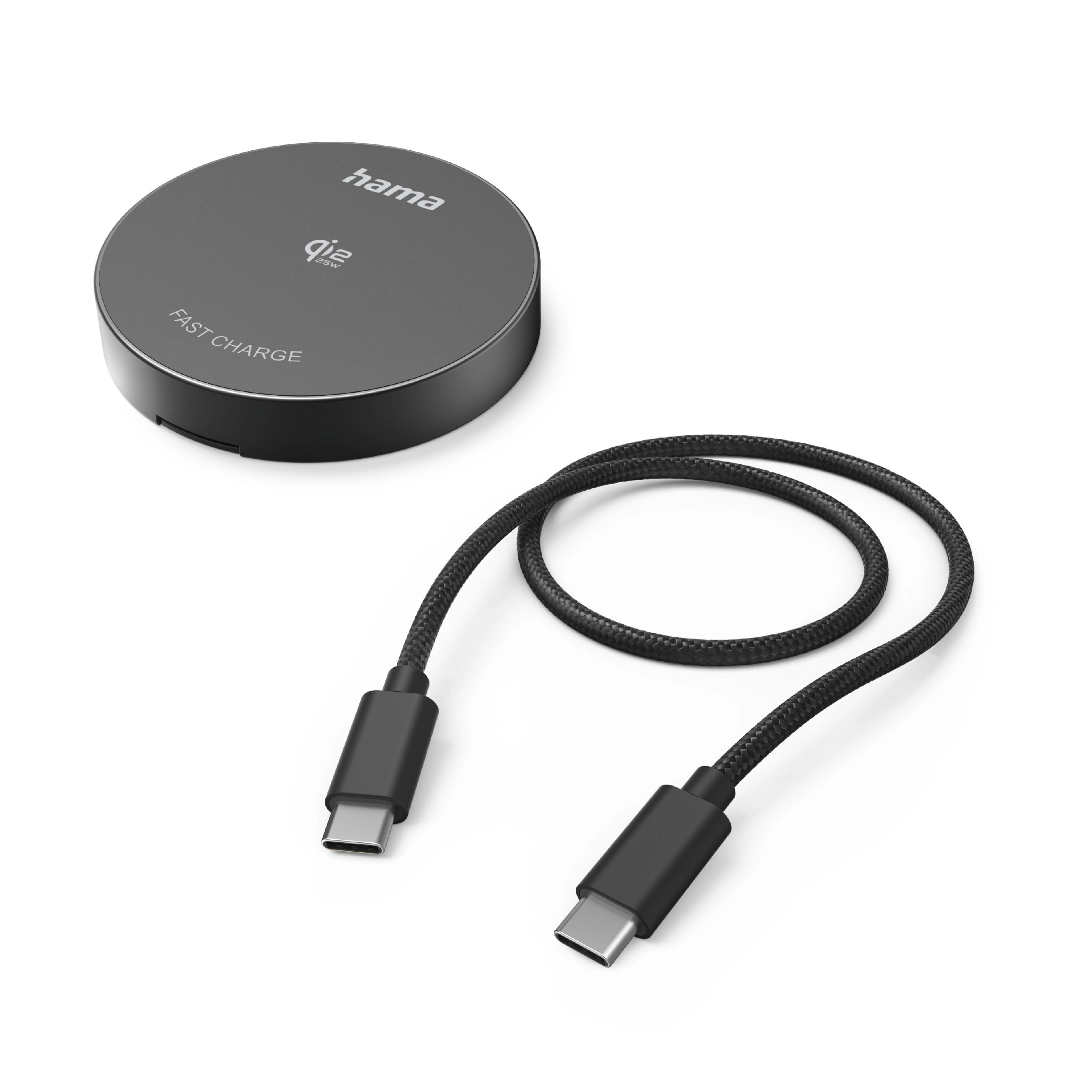 Ładowarka indukcyjna Hama Qi2 MagSafe 25W Czarny