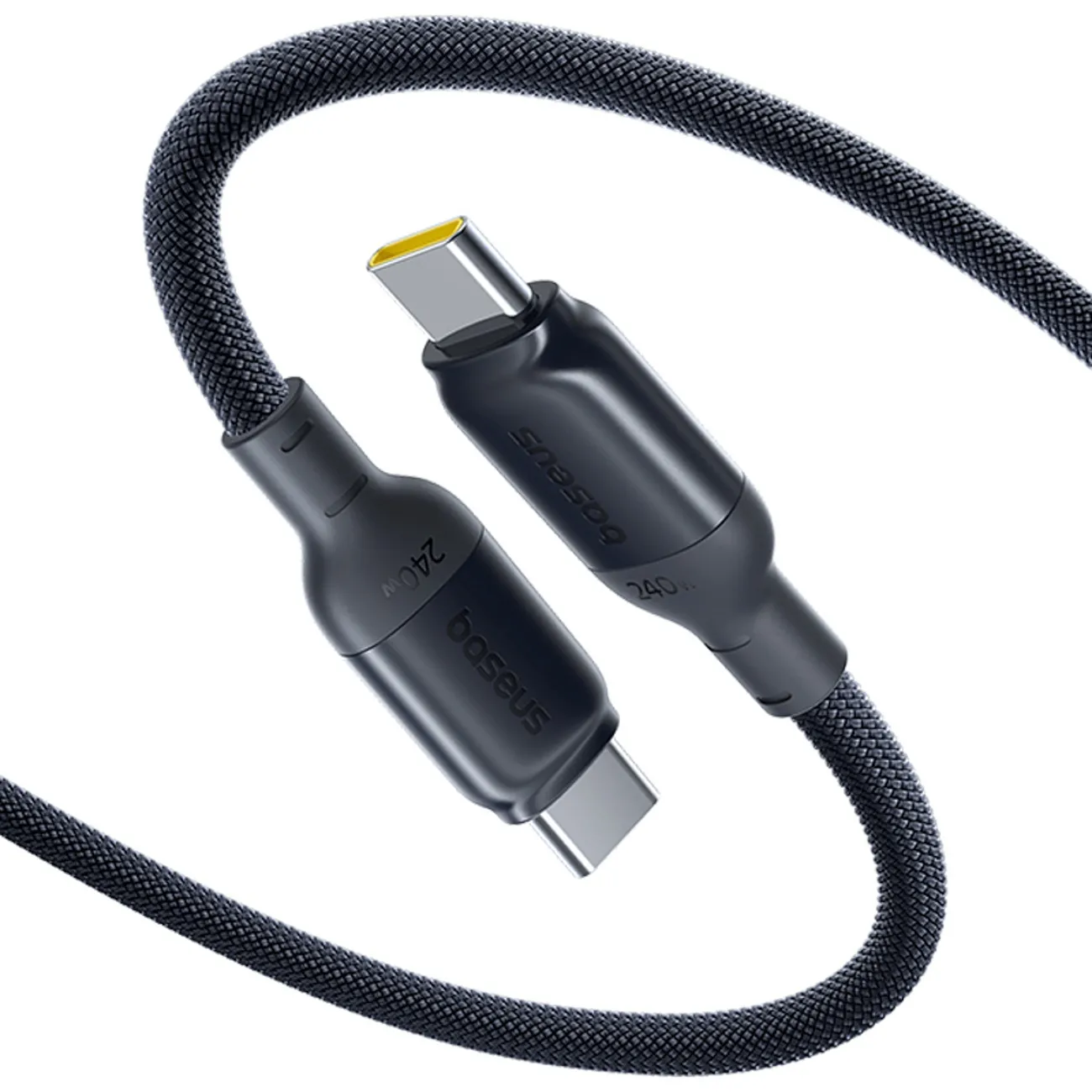 Kabel Baseus PicoGo Fast Charging USB-C do USB-C 240W 1m Czarny